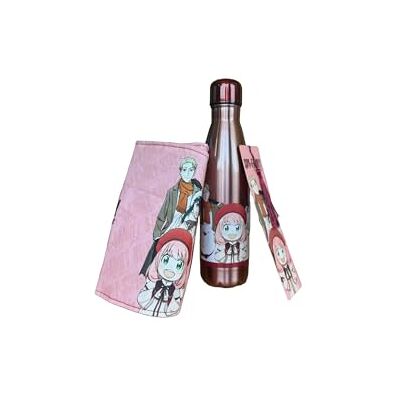 HÔMADICT Homadict Spy x Family thermosfles met mangabescherming, decoratieve doos in manga-stijl, officiële licentie HÔMADICT Homadict Spy x Family thermosfles met mangabescherming, decoratieve doos in manga-stijl, officiële licentie