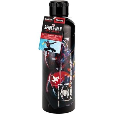 Paladone Miles Morales Spider-Man metalen waterfles, officieel gelicentieerd, Marvel Superhero, 500 ml, herbruikbare roestvrijstalen thermosfles voor school, sport, werk Paladone Miles Morales Spider-Man metalen waterfles, officieel gelicentieerd, Marvel Superhero, 500 ml, herbruikbare roestvrijstalen thermosfles voor school, sport, werk