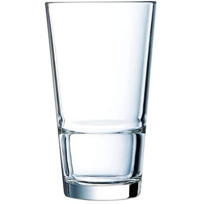 Arcoroc ARC H5642 Stack Up Longdrinkglas 400 ml, transparant, 6 stuks Arcoroc ARC H5642 Stack Up Longdrinkglas 400 ml, transparant, 6 stuks