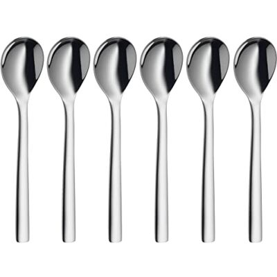 WMF Nuova 1291466040 Eierlepels 6-delig , 6 lepels, 12 cm, Cromargan®, Vaatwasmachinebestendig, Geschenkverpakking WMF Nuova 1291466040 Eierlepels 6-delig , 6 lepels, 12 cm, Cromargan®, Vaatwasmachinebestendig, Geschenkverpakking