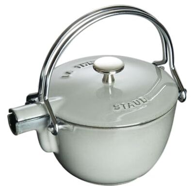 STAUB Theepot van gietijzer, Ø 21 cm, 1,15 l, grafietgrijs STAUB Theepot van gietijzer, Ø 21 cm, 1,15 l, grafietgrijs