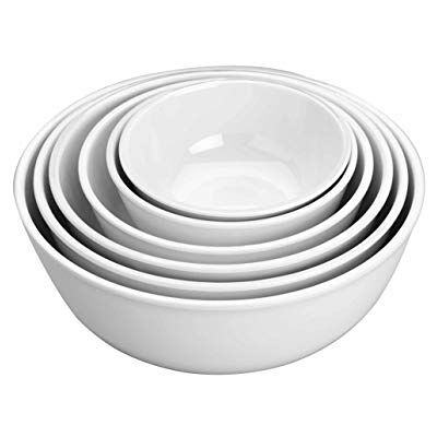 LACOR Melamine kom, rond, 149 x 65 mm, 0,6 l, wit LACOR Melamine kom, rond, 149 x 65 mm, 0,6 l, wit
