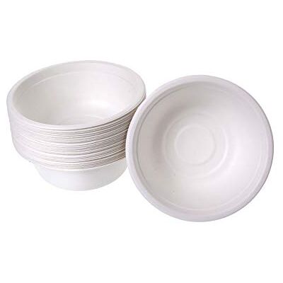 GRÄWE Set van 25 soepkommen van suikerriet, 450 ml GRÄWE Set van 25 soepkommen van suikerriet, 450 ml