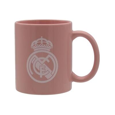 CYPBRANDS CyP Brands Real Madrid, mok, keramiek, kookgerei, ontbijt, originele mok, roze, officieel product CYPBRANDS CyP Brands Real Madrid, mok, keramiek, kookgerei, ontbijt, originele mok, roze, officieel product