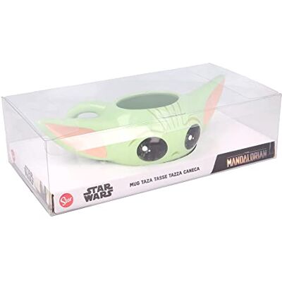 Stor 3D keramische mok 370 ml in The Mandalorian geschenkdoos Stor 3D keramische mok 370 ml in The Mandalorian geschenkdoos