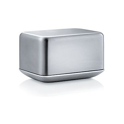 blomus 63637 Basic botervloot, klein, roestvrij staal, grijs, 10 x 7,2 x 6,8 cm blomus 63637 Basic botervloot, klein, roestvrij staal, grijs, 10 x 7,2 x 6,8 cm