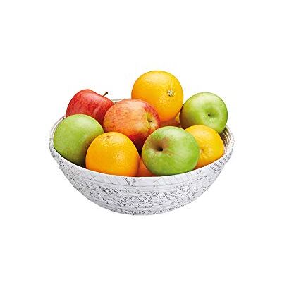 KitchenCraft fruitschaal van gerecycled papier, robuust, biologisch afbreekbaar en herbruikbaar, 25 cm KitchenCraft fruitschaal van gerecycled papier, robuust, biologisch afbreekbaar en herbruikbaar, 25 cm