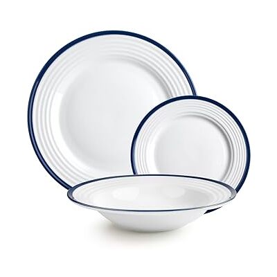 IBILI 12-delig tafelservies Provence, porseleinen borden voor 4 personen IBILI 12-delig tafelservies Provence, porseleinen borden voor 4 personen