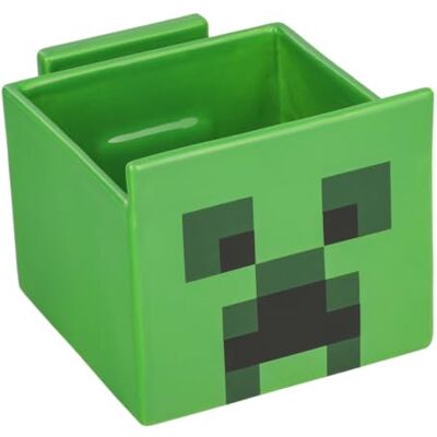 Paladone Minecraft Creeper keramische snackschaal met telefoonhouder, officieel gelicentieerd keukengerei, speelcadeaus voor jongens, meisjes, kinderen en volwassenen Paladone Minecraft Creeper keramische snackschaal met telefoonhouder, officieel gelicentieerd keukengerei, speelcadeaus voor jongens, meisjes, kinderen en volwassenen