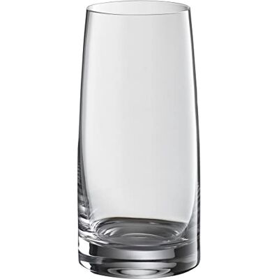 WMF Kineo Set van 4 longdrinkglazen, 360 ml, kristalglas, cocktailglas, slim rand, ergonomische vorm, vaatwasmachinebestendig WMF Kineo Set van 4 longdrinkglazen, 360 ml, kristalglas, cocktailglas, slim rand, ergonomische vorm, vaatwasmachinebestendig