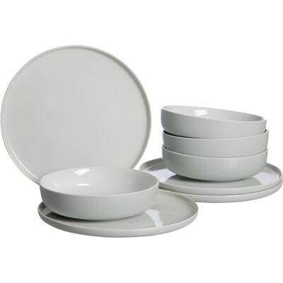 Ritzenhoff & Breker Tafelservies Jasper, 8-delig, mintgroen, steengoed Ritzenhoff & Breker Tafelservies Jasper, 8-delig, mintgroen, steengoed