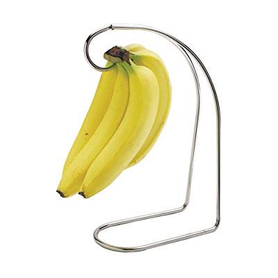 KitchenCraft Kitchen Craft bananenhouder van verchroomd metaal, 17,5 x 8,5 x 34 cm KitchenCraft Kitchen Craft bananenhouder van verchroomd metaal, 17,5 x 8,5 x 34 cm