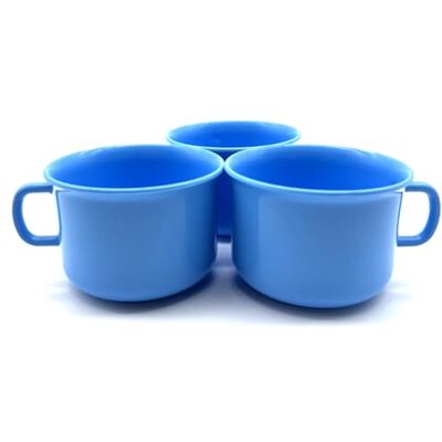 Kimmel Set van 3 plastic bekers van 150 ml voor buiten, camping, picknick en tuin Kimmel Set van 3 plastic bekers van 150 ml voor buiten, camping, picknick en tuin