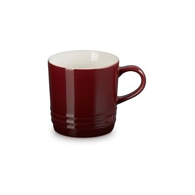 Le Creuset Cappuccinobeker van aardewerk, 200 ml, granaat, 70303209490099 Le Creuset Cappuccinobeker van aardewerk, 200 ml, granaat, 70303209490099