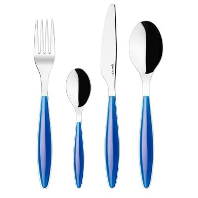 Guzzini Feeling 23000076 Bestekset 24-delig mediterraan blauw, 15,8 x 7,5 x 25,5 cm Guzzini Feeling 23000076 Bestekset 24-delig mediterraan blauw, 15,8 x 7,5 x 25,5 cm