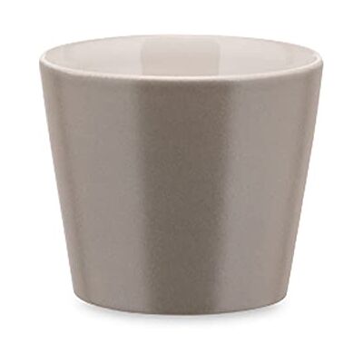 Alessi Dc03/76 Lg Tonale Kleine Keramische Mok, Stoneware, Lichtgrijs, 4-delige Set Alessi Dc03/76 Lg Tonale Kleine Keramische Mok, Stoneware, Lichtgrijs, 4-delige Set