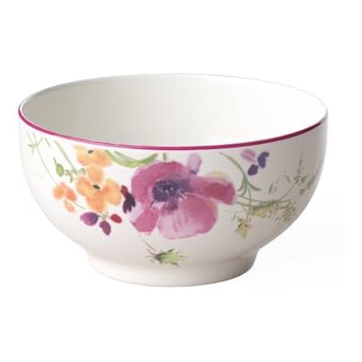 Villeroy & Boch Mariefleur Basic kom, ronde kom met speels bloemendecor van premium porselein, vaatwasmachinebestendig, 750 ml Villeroy & Boch Mariefleur Basic kom, ronde kom met speels bloemendecor van premium porselein, vaatwasmachinebestendig, 750 ml