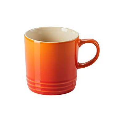 Le Creuset Mok van keramiek, 350 ml, hoogte 12 cm, Vulkanisch, 70302350900002 Le Creuset Mok van keramiek, 350 ml, hoogte 12 cm, Vulkanisch, 70302350900002