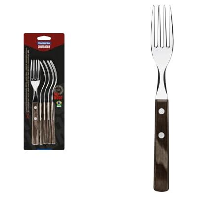 Tramontina Churrasco 21198/916 Steakvork, 6 stuks Tramontina Churrasco 21198/916 Steakvork, 6 stuks