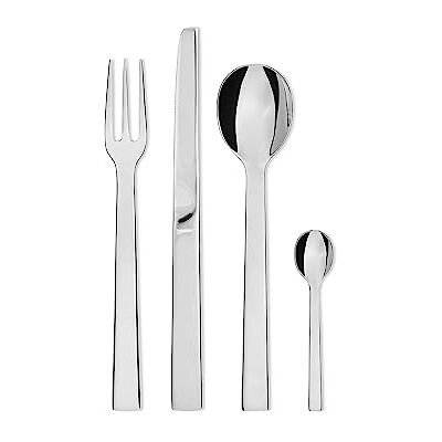 Alessi DC05S24 Santiago tafelbestekset, 24-delig, zwart Alessi DC05S24 Santiago tafelbestekset, 24-delig, zwart