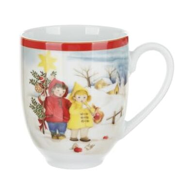 KASANOVA Kerstmok voor kinderen, 440 ml, porselein KASANOVA Kerstmok voor kinderen, 440 ml, porselein