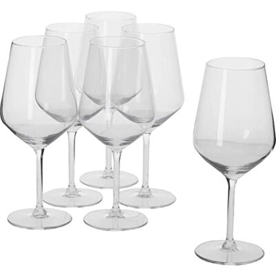 alpina Rodewijnglazen, set van 6, 53 cl, vaatwasmachinebestendig, cadeau voor rode wijn, glas alpina Rodewijnglazen, set van 6, 53 cl, vaatwasmachinebestendig, cadeau voor rode wijn, glas