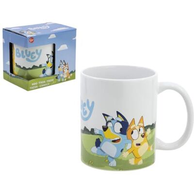 CARTOON Bluey en Bingo keramische mok model mok ontbijtkom 325 ml voor kinderen CARTOON Bluey en Bingo keramische mok model mok ontbijtkom 325 ml voor kinderen