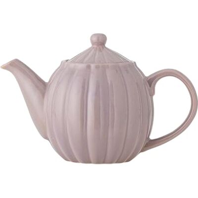 Bloomingville Latina Theepot van aardewerk, 1085 ml, met deksel en handvat, hoogwaardige keramische theepot, elegant voor thee en warme dranken, vaatwasmachinebestendig en uniek design, roze Bloomingville Latina Theepot van aardewerk, 1085 ml, met deksel en handvat, hoogwaardige keramische theepot, elegant voor thee en warme dranken, vaatwasmachinebestendig en uniek design, roze