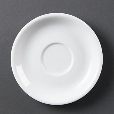 Olympia Ware cappuccino-onderzetters van porselein, vaatwasmachinebestendig, 12 stuks Olympia Ware cappuccino-onderzetters van porselein, vaatwasmachinebestendig, 12 stuks