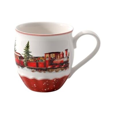 Villeroy & Boch Annual Christmas Edition mok 2025 380 ml veelkleurig, kerstkoffiemok, mok, feestservies, verzamelstuk, premium porselein Villeroy & Boch Annual Christmas Edition mok 2025 380 ml veelkleurig, kerstkoffiemok, mok, feestservies, verzamelstuk, premium porselein