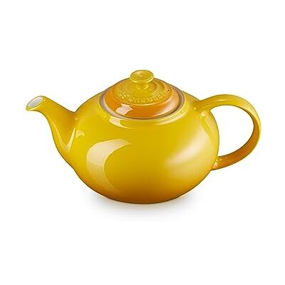 Le Creuset Klassieke theepot van geglazuurd aardewerk, 1,3 liter, voor 3-4 kopjes, Nectar, 70702136720000 Le Creuset Klassieke theepot van geglazuurd aardewerk, 1,3 liter, voor 3-4 kopjes, Nectar, 70702136720000