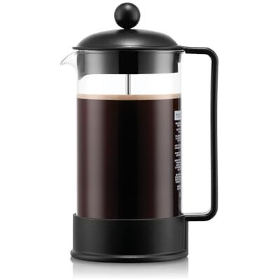 Bodum Brazil: Koffiezetapparaat, 8 Kopjes, Zwart Bodum Brazil: Koffiezetapparaat, 8 Kopjes, Zwart