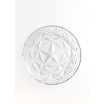 Pasabahce Estrella Set van 6 platte borden van glas, 28 cm, transparant, modern en elegant design, 2981801 Pasabahce Estrella Set van 6 platte borden van glas, 28 cm, transparant, modern en elegant design, 2981801