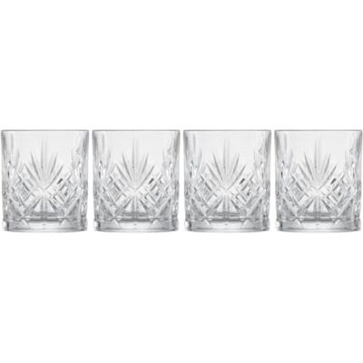 Schott Zwiesel Show Set van 4 sierlijke whiskyglazen met kristallen reliëf, vaatwasmachinebestendig (artikelnummer 121877) Schott Zwiesel Show Set van 4 sierlijke whiskyglazen met kristallen reliëf, vaatwasmachinebestendig (artikelnummer 121877)