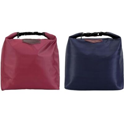 SLAXJNE Set van 2 thermische isolatiezakken, waterdichte lunchtas, draagbaar, picknicktas voor buiten, warmte-isolerende tas, outdoor-reisaccessoires, rood, eenheidsmaat, modern SLAXJNE Set van 2 thermische isolatiezakken, waterdichte lunchtas, draagbaar, picknicktas voor buiten, warmte-isolerende tas, outdoor-reisaccessoires, rood, eenheidsmaat, modern