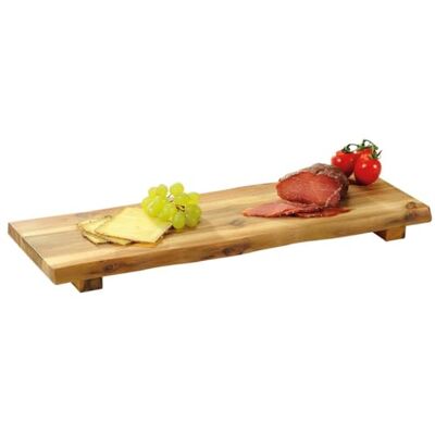 Kesper 28470 dienblad met poten van acaciahout, 53 x 19 x 4 cm Kesper 28470 dienblad met poten van acaciahout, 53 x 19 x 4 cm