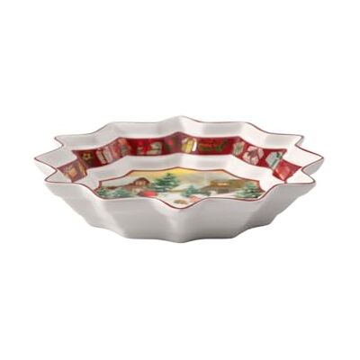 Villeroy & Boch Toy's Fantasy Klein soepbord voor Kerstmis van porselein, serveerbord van keramiek Villeroy & Boch Toy's Fantasy Klein soepbord voor Kerstmis van porselein, serveerbord van keramiek