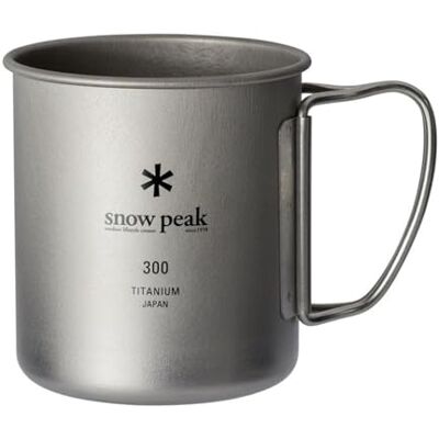 Snow Peak Titanium enkelwandige beker (MG-142) Snow Peak Titanium enkelwandige beker (MG-142)
