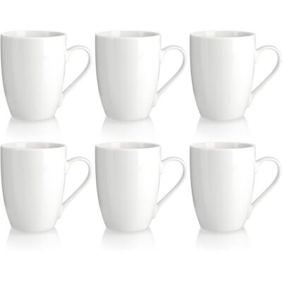 com-four ® 6 x koffiekopjes van keramiek, koffiemokken in modern design com-four ® 6 x koffiekopjes van keramiek, koffiemokken in modern design