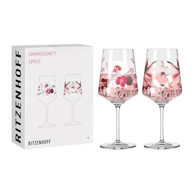 RITZENHOFF 3461002 Zomersonet #2 aperitiefglasset, kristalglas, 544 milliliter Numéro d'article : 3461002 Série Sommersonett Lot de 2 verres à apéritif 500 ml Verre cristal Passe au lave-vaisselle RITZENHOFF 3461002 Zomersonet #2 aperitiefglasset, kristalglas, 544 milliliter Numéro d'article : 3461002 Série Sommersonett Lot de 2 verres à apéritif 500 ml Verre cristal Passe au lave-vaisselle