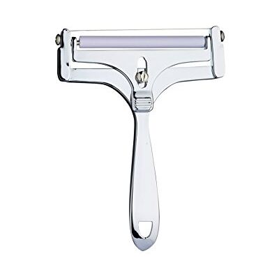 KitchenCraft KCPLANEDL kaasschaaf met verstelbare draad, roestvrij staal, 15 x 11 cm, zilver KitchenCraft KCPLANEDL kaasschaaf met verstelbare draad, roestvrij staal, 15 x 11 cm, zilver