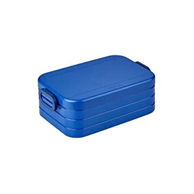 Mepal Take a Break Midi Broodtrommel Ontbijtdoos onderweg Voor 2 boterhammen of 4 sneetjes brood Vaatwasmachinebestendig 900 ml Vivid Blue Mepal Take a Break Midi Broodtrommel Ontbijtdoos onderweg Voor 2 boterhammen of 4 sneetjes brood Vaatwasmachinebestendig 900 ml Vivid Blue
