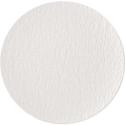 Villeroy & Boch Manufacture Rock wit dinerbord, 31,7 cm, premium porselein, wit Villeroy & Boch Manufacture Rock wit dinerbord, 31,7 cm, premium porselein, wit