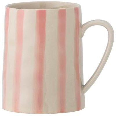 Bloomingville CREATIVE COLLECTION Begonia mok van aardewerk, 9 x 11 cm, 440 ml, roze Bloomingville CREATIVE COLLECTION Begonia mok van aardewerk, 9 x 11 cm, 440 ml, roze