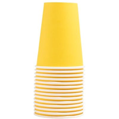 Pro Nappe Ref. 89119i 15 bekers 20cl karton geel Pro Nappe Ref. 89119i 15 bekers 20cl karton geel