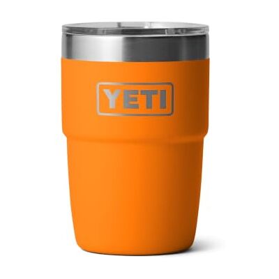 YETI Rambler Stackable Cup met Durasip Ceramic Lining, Vacuum Geïsoleerd, Roestvrij Staal Cup met Magslider Deksel, King Crab, 236 ml YETI Rambler Stackable Cup met Durasip Ceramic Lining, Vacuum Geïsoleerd, Roestvrij Staal Cup met Magslider Deksel, King Crab, 236 ml