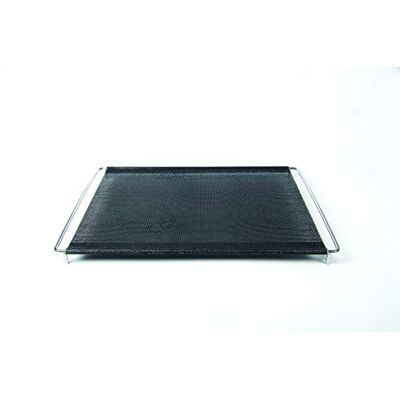 Birambeau B.BAD 70201 bakplaat, geperforeerd, demonteerbaar, kunststof, zwart, 23,5 x 15 x 4,5 cm Birambeau B.BAD 70201 bakplaat, geperforeerd, demonteerbaar, kunststof, zwart, 23,5 x 15 x 4,5 cm