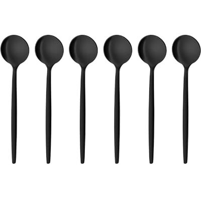 GRÄWE Koffielepel Provence, zwart, 6-delig, vaatwasmachinebestendig GRÄWE Koffielepel Provence, zwart, 6-delig, vaatwasmachinebestendig