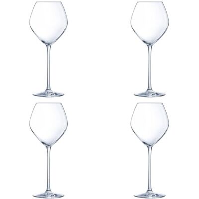 Luminarc Grand Chais 4 glazen wijnglazen, 35 cl, koelkastbestendig, niet geschikt voor de magnetron, milieuvriendelijk Luminarc Grand Chais 4 glazen wijnglazen, 35 cl, koelkastbestendig, niet geschikt voor de magnetron, milieuvriendelijk