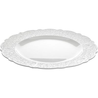Alessi MW01/21 Dressed, rond bord, porselein, wit Alessi MW01/21 Dressed, rond bord, porselein, wit